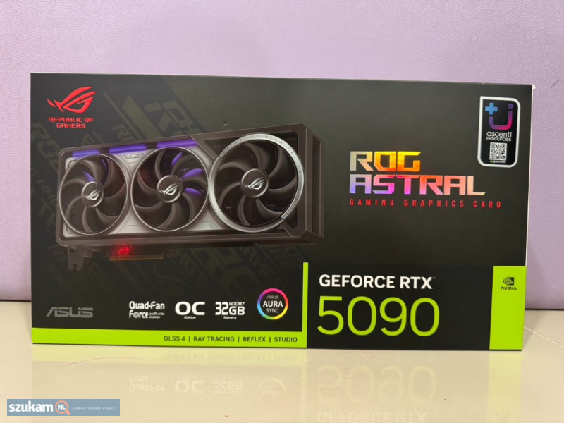 Zdjęcia przypisane do ogłoszeniaGeForce  RTX 5090, RTX 5080, RTX 5070 Ti, RTX 5070, RTX 4090  w kategorii Sprzęt RTV / AGD