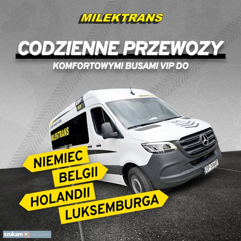 Firma MILEKTRANS to 27 lat doświadczeń w międzynarodowym transporcie osób.Codzie