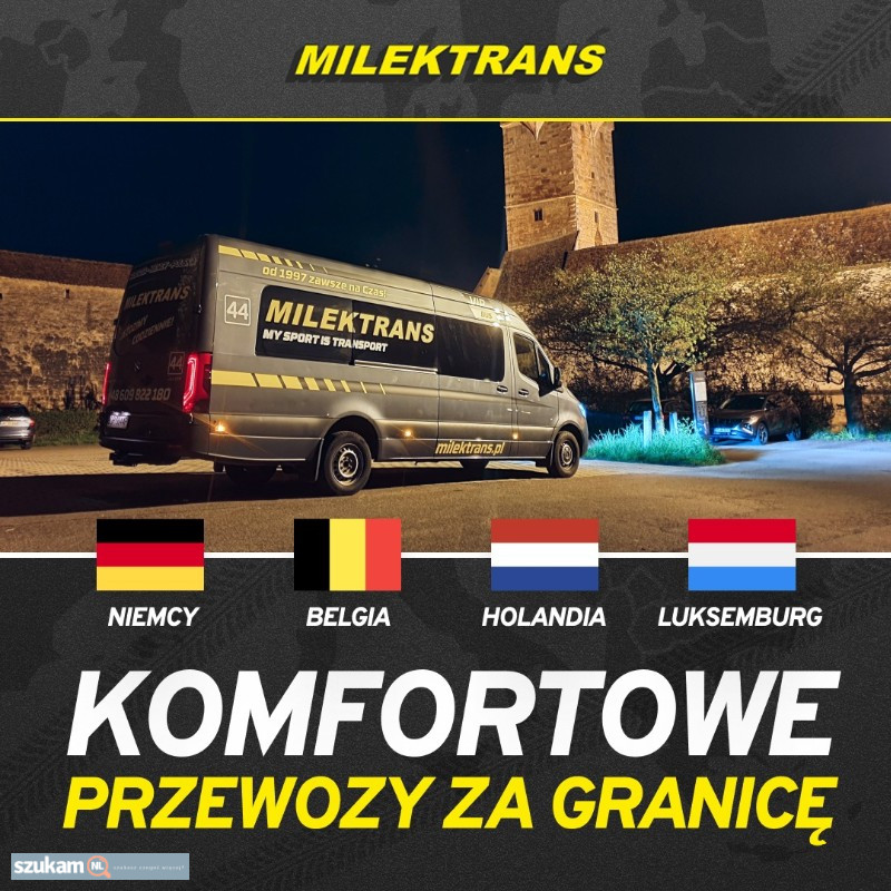 Firma MILEKTRANS to 28 lat doświadczeń w międzynarodowym transporcie osób.Codzie