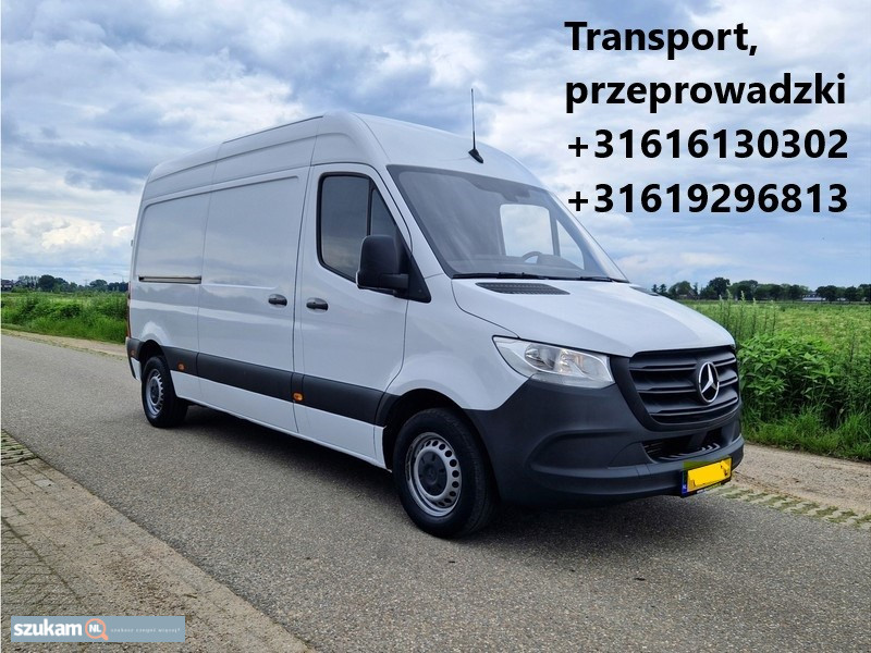 Transport, przeprowadzki Holandia codziennie.