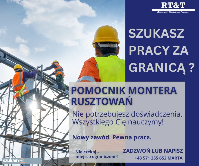 Zdjęcia przypisane do ogłoszeniaMonter rusztowań  w kategorii Dam pracę