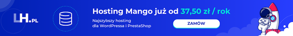 Hosting w LH za 37,50 zł na pierwszy rok