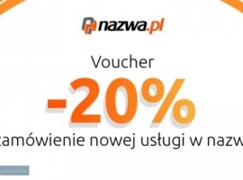 20% rabatu w Nazwa.pl - kupon zniżkowy